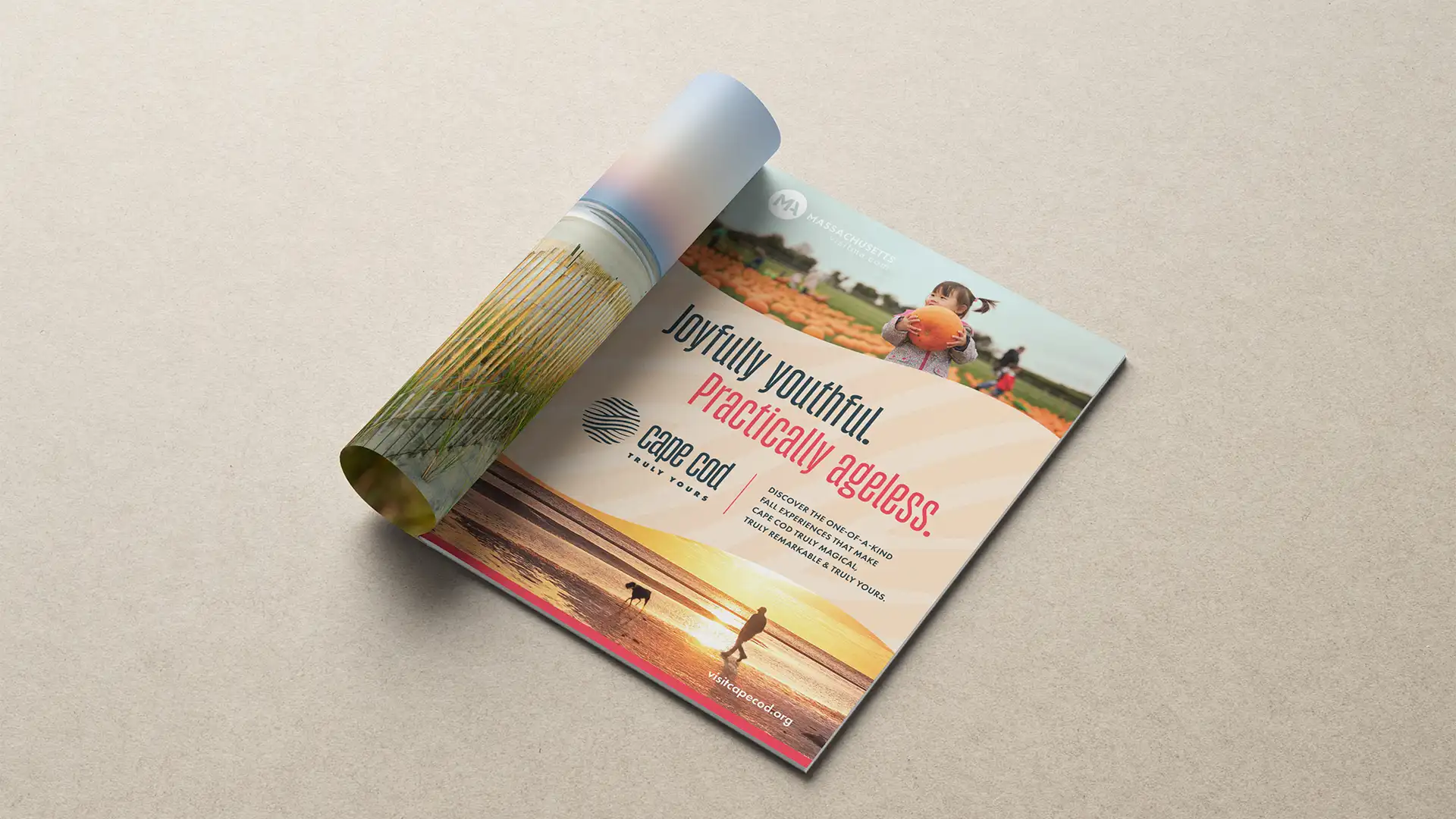 Cape Cod print "Joyfully youthful"