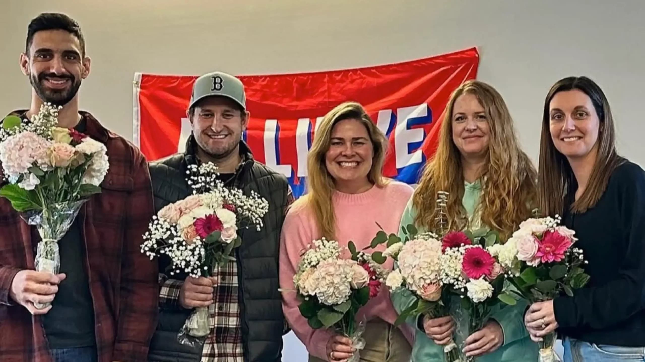 Buffalo team celebrating