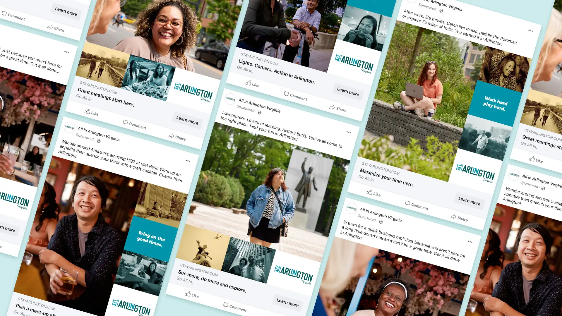 All in Arlington social media posts