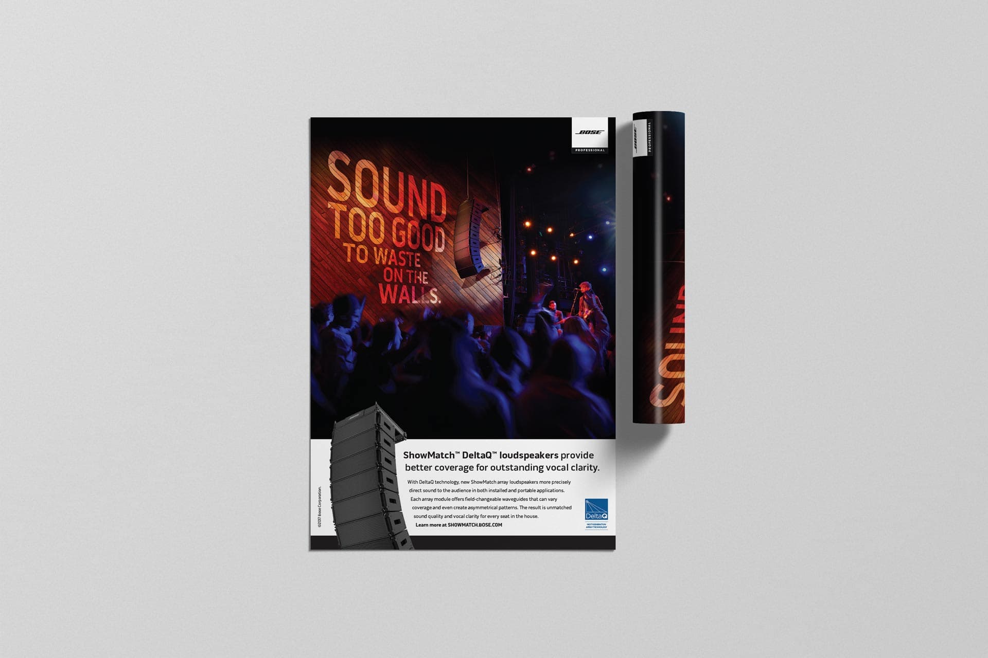 A Bose magazine ad