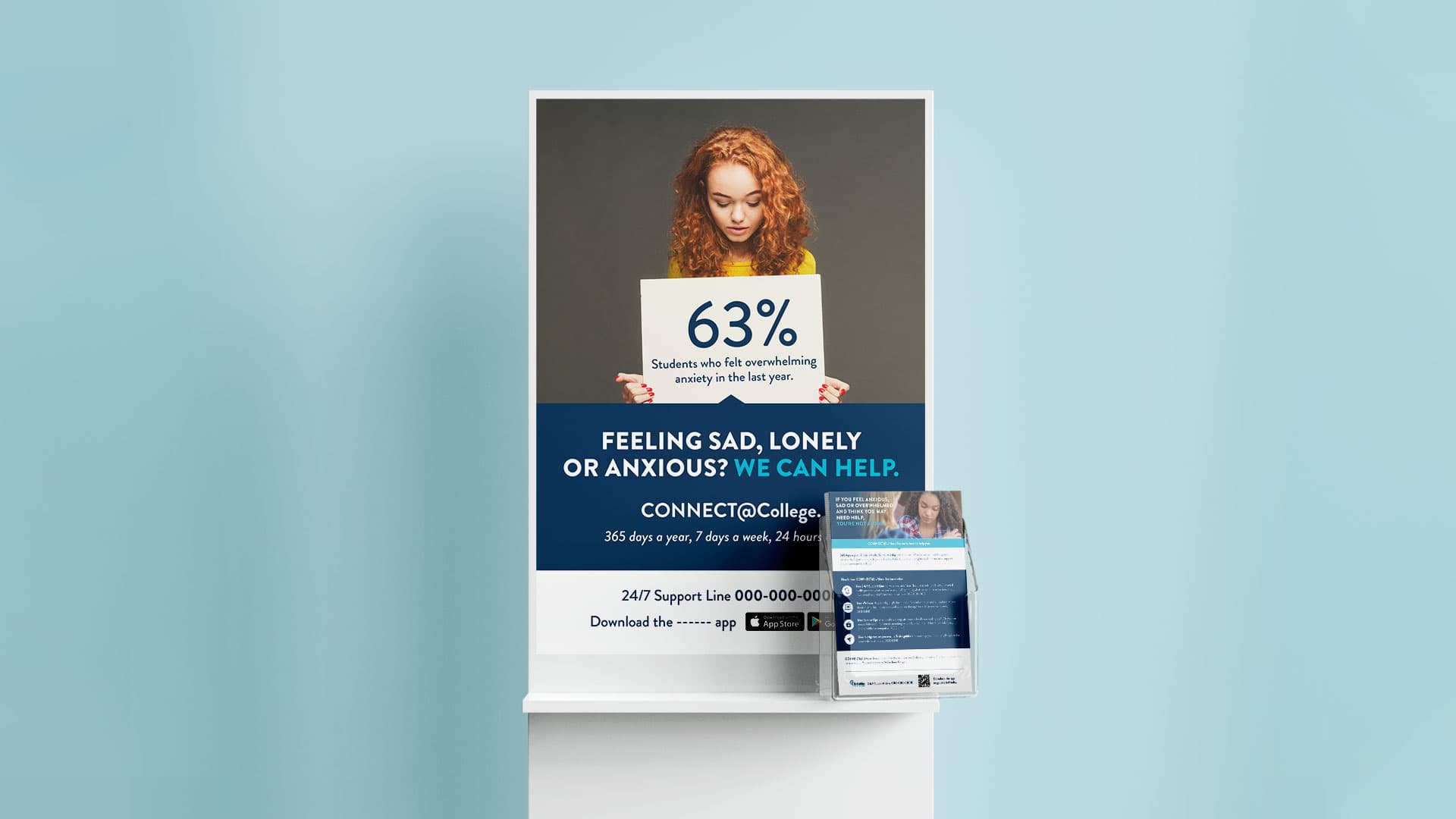 A poster design for Christie Campus Health