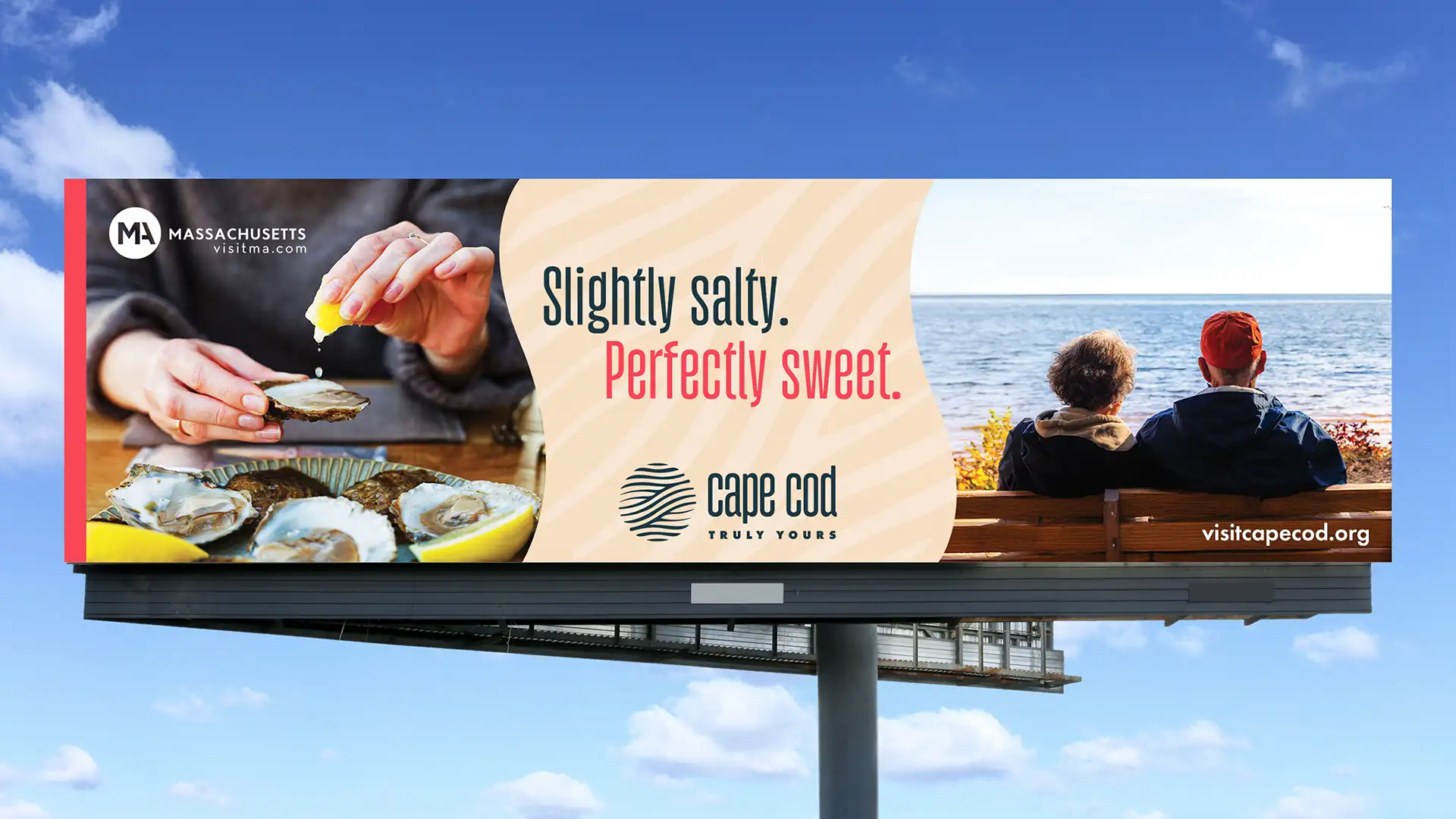 Cape Cod billboard "Slightly Salty"
