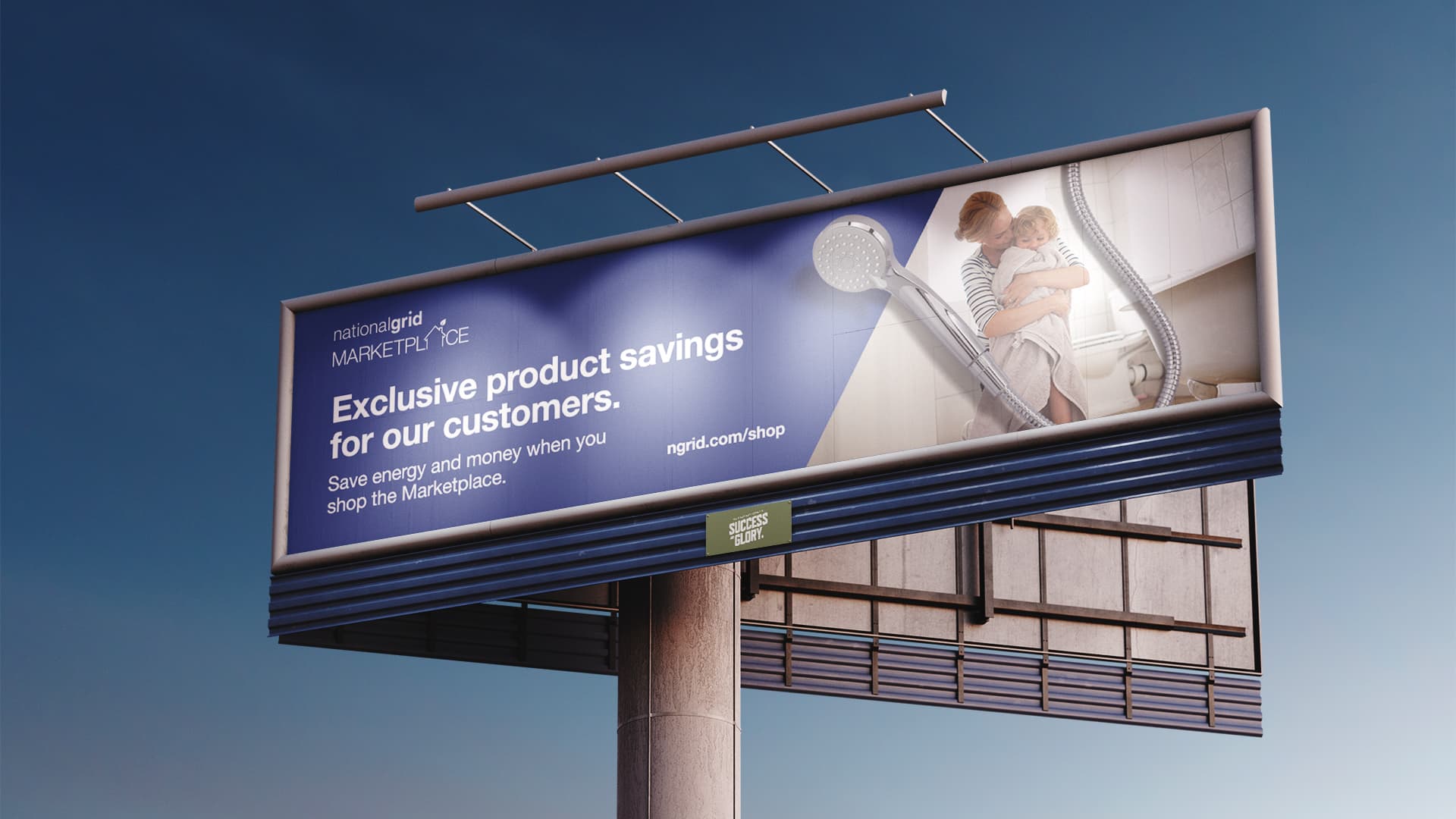 A billboard for National Grid