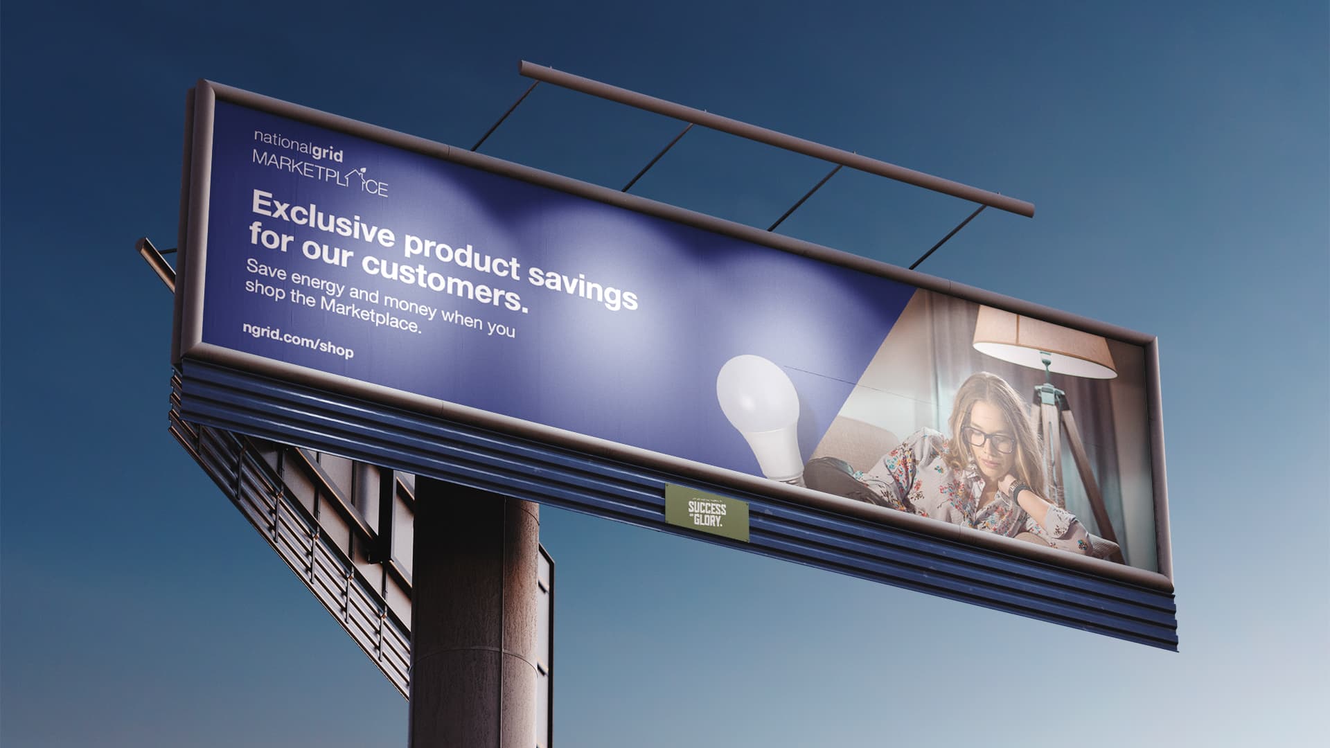 A billboard for National Grid