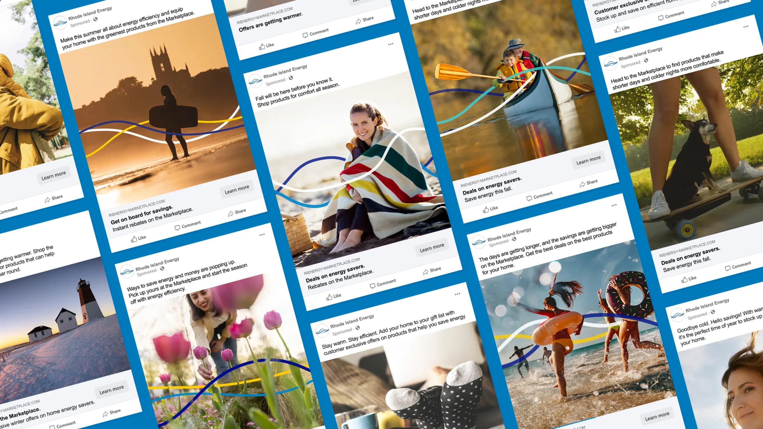 Rhode Island Energy marketplace paid social